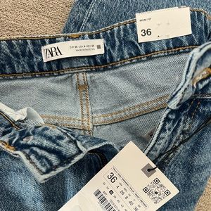 Zara Mom high waisted jeans